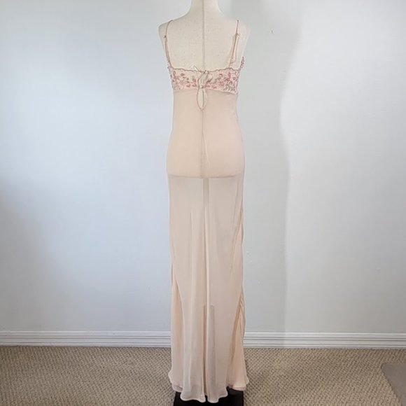 FREE PEOPLE  midnight magic maxi slip dress Sz M  NEW - Picture 6 of 10
